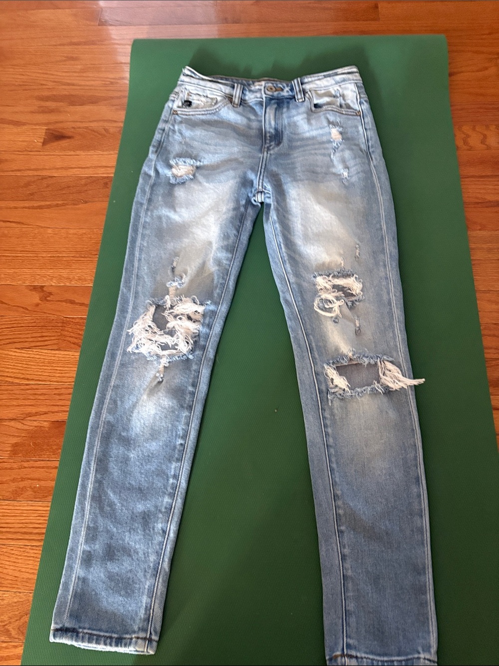 KanCan Light Blue Distressed Skinny Jeans